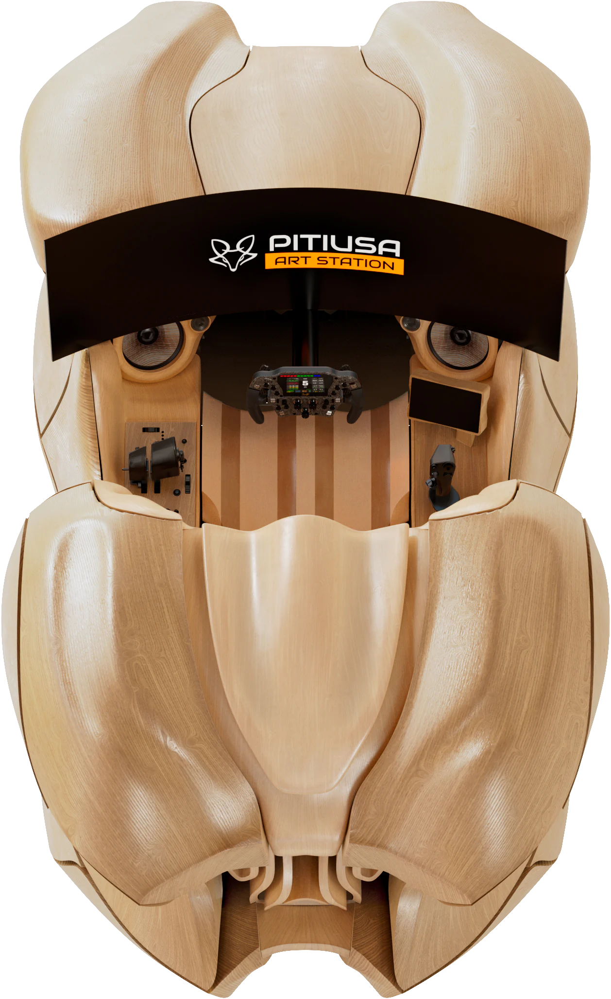 Pitiusa Art Station seen from above